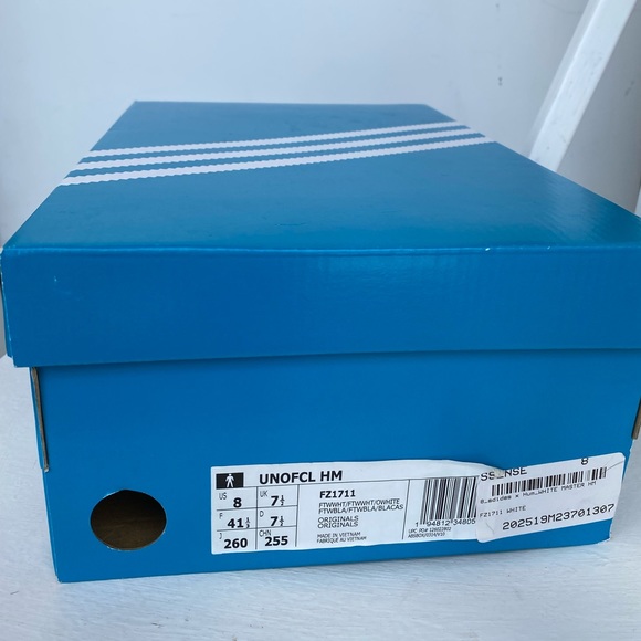 Adidas UNOFCL x Human Made White Size US 8 Men - Picture 3 of 9